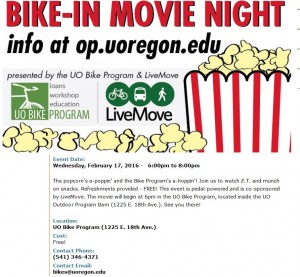 Bike-In Movie Night